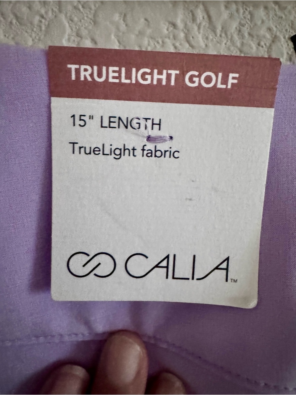 Calia Lavender Women's Athletic Skort with White Double Hem Stripes Size 2 - Picture 3 of 7